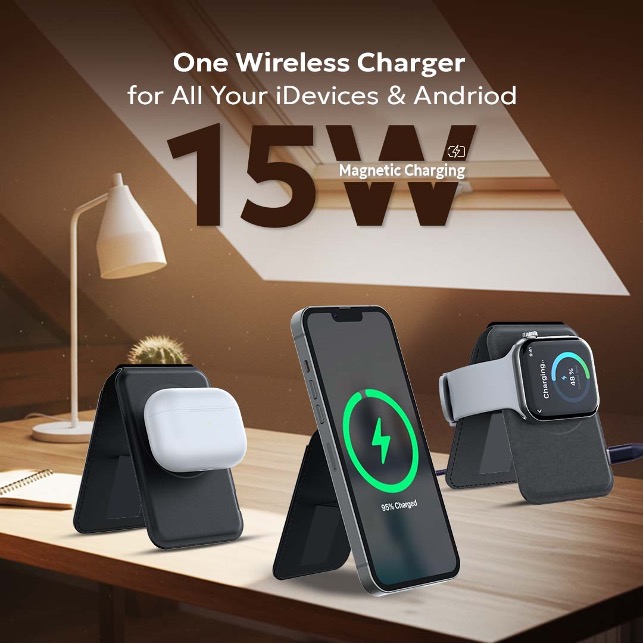 Trigo 3-in-1 Wireless Charger
