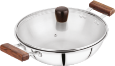Triply Kadai with Glass Lid